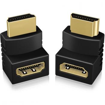 Icy Box HDMI zu (HDMI, 1.50 cm), Data + Video Adapter, Schwarz