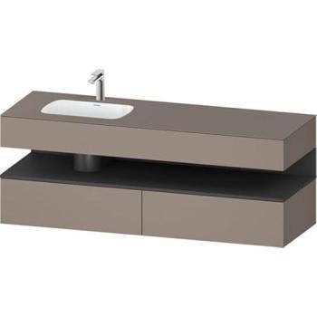 Duravit Qatego Konsole‑Einbauwaschtisch – 1,60 m × 55 cm