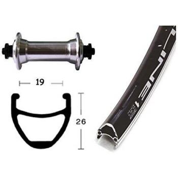 Wiener Winora Vuelta Airline 36TR TX800 – 26″ x 1.75 Black Front Wheel for Unisex Use