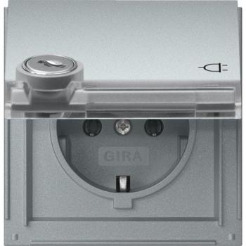Gira Steckdose 16A 250V mit Klappdeckel und Schloss