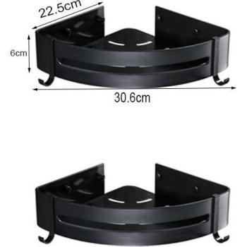 Conjunto Elegante: Toallero Negro + Soporte de Papel y Jabón
