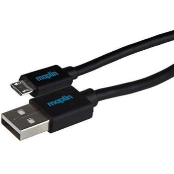 Maplin Premium USB-A 2.0 to Micro USB Cable