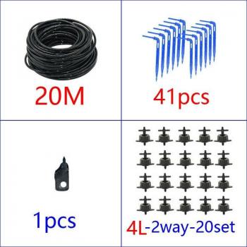 Sistema de riego por goteo Arrow, emisor de 2L, 4L y 8L, 20 unidades para invernadero