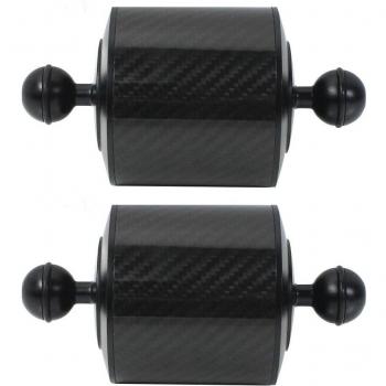 BGNing Carbon Fiber Diving Light Tray with Dual Ball Float Arm