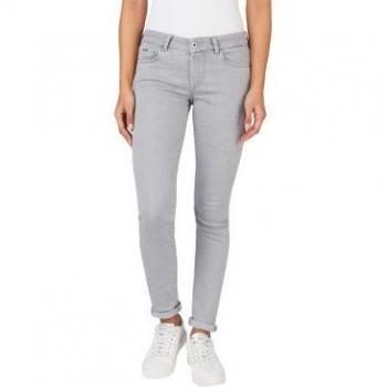 Pepe Jeans Femme Pantalon Lw Gris