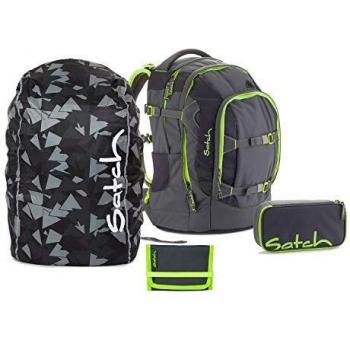 Satch Pack Streetwalk Phantom Schulrucksack 4‑teiliges Set