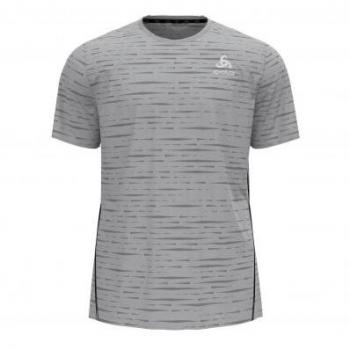 T-shirt de running ODLO Zeroweight Engineered Chill-Tec (Steel Grey Melange) pour homme