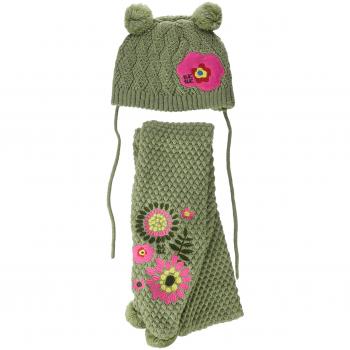 Tuc Tuc Set de Accesorios para Niñas, Bufanda, Gorro y Guantes, Gris 68, 5 años