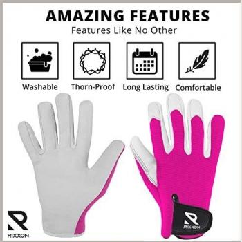 Rixxon Heavy Duty Garden Gloves