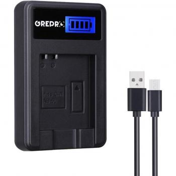 NB-6LH Battery + LCD USB Charger for Canon SX520