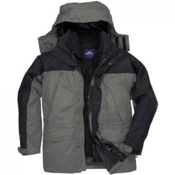Portwest Orkney 3-in-1 Jacket Medium Grey/Black