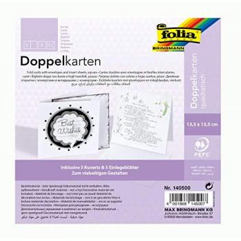 Doppelkarten 220g/m² 5 Stück
