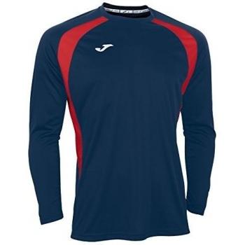 Camiseta de Jugador Joma Azul Marino/Rojo – Manga Larga 4XS-3XS