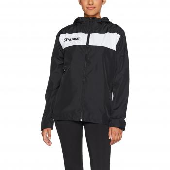 Spalding Kapuzenjacke Teamsport Evolution II Woven, Herren, Schwarz/Weiß, L