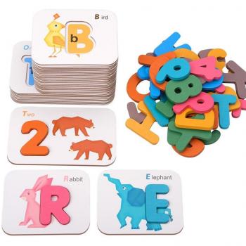 Educational Alphabet and Number Sorting Cards