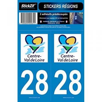 Sticker Douleur Région 28 – Ensemble 2 autocollants
