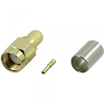 SMA Female Reverse Polarity Connector, Straight, 50 Ω, 1 Unit