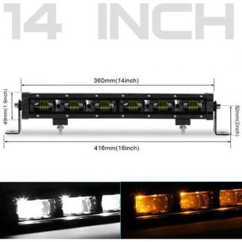 Enkele Rij LED Licht Bar 4x4 Offroad