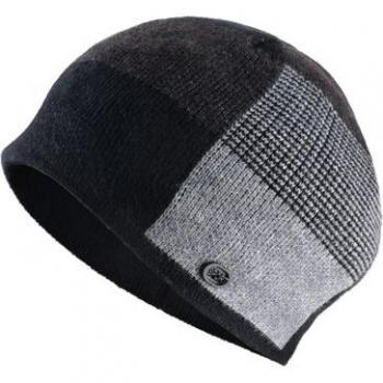 Gorro de costura a cuadros, ideal para frío