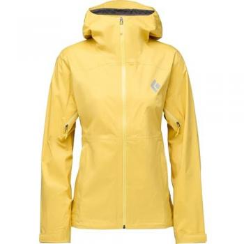 Black Diamond Damen Jacke Fineline Stretch Shell (S) – Gelb, S