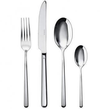 Sambonet Linear Servizio Posate Set 24 Pezzi Acciaio Mirror