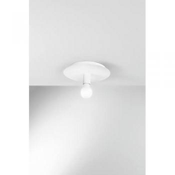 Plafoniera Strike Metallo Bianco 1xE27 86x25x25