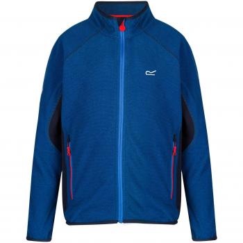 Regatta Kid's Pira Extol Stretch Mini Stripe Micro Fleece (Vollreißverschluss) – Oxford Blau/Navy, Altersgruppe 14 Jahre
