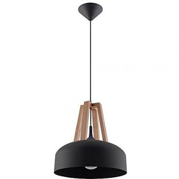Lampe à Suspension Moderne en Noir