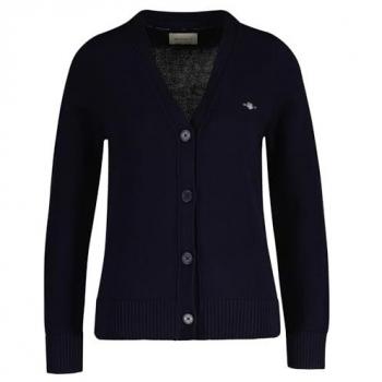 Gant Cardigan Blu Elegante L
