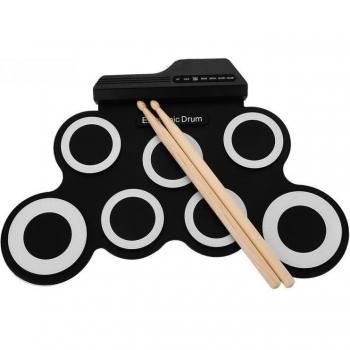 Kit de Percusión Digital G3002: Almohadilla Plegable, Pedal y USB MIDI