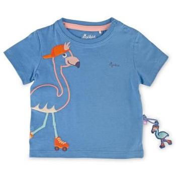 Baby-Blaues T-Shirt mit Wildflamingo-Motiv