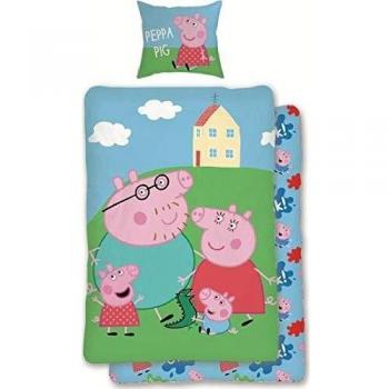 Parure Housse de Couette Peppa Pig en Coton