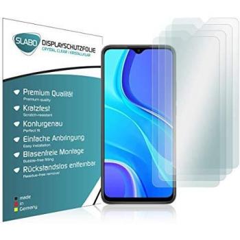 Redmi 9/9A/9C Displayschutzfolienpaket von Slabo – Ultra‑Klar