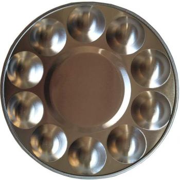 Circular Aluminum Palette for Watercolors
