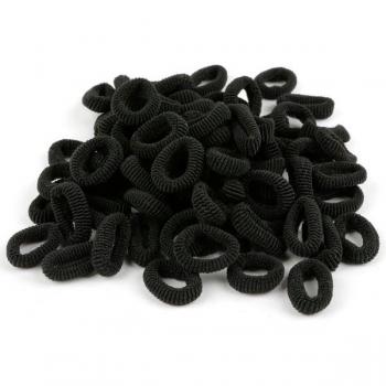 Lot de 100 élastiques à cheveux