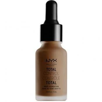 NYX Total Control Drop Foundation – Vegane Mattierung, Langanhaltend, Aufbau-Deckkraft, Cocoa-Ton