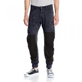 Pantalones de peto G Star Powel 3D tapered cuffed para Hombre, Azul