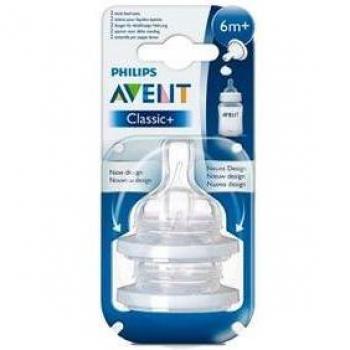 Avent Tetina Classic Alimentos Espesos +6m 2uds