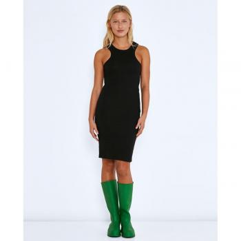 Noisy May Jerseykleid MAYA Plain Schwarz XS