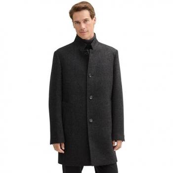 TOM TAILOR Eleganter grauer Mantel für Herren