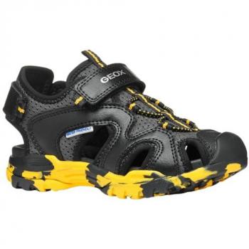 Sandali Geox J Borealis Nero per Ragazzi