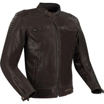Segura Express Giacca in Pelle Moto Traforata Marrone XL