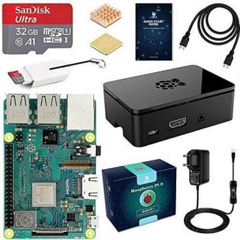 LABISTS Raspberry Pi 3 B+ Kit de démarrage avec carte micro SD 32 Go