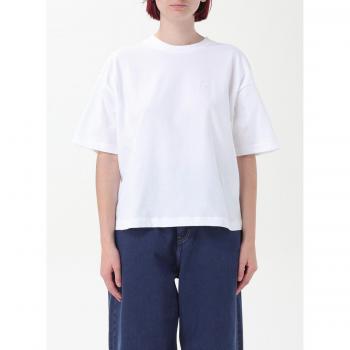T-Shirt Chester Donna in Cotone Bianco Taglia M