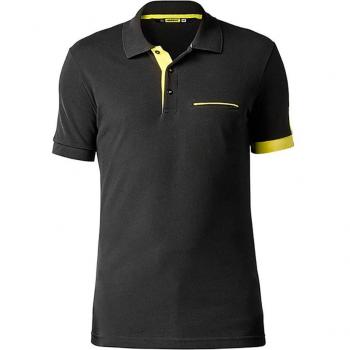 Mavic Kurzarm Poloshirt schwarz/gelb