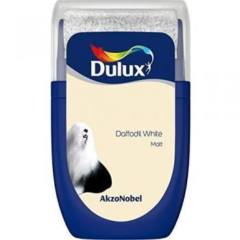 Dulux Daffodil White Tester Paint 30ml