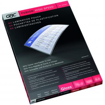 GBC Hochglänzende Laminertaschen A4 100 Mikrometer 100 Stück