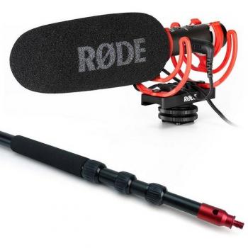 RØDE Videomic NTG Komplettpaket: Mikrofon, Boompole und digitaler Recorder