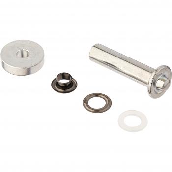 Dritz 2-Part Eyelet Kit, Gunmetal, 1/4-Inch, 15 Count