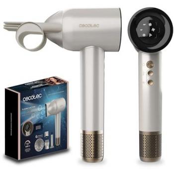 Cecotec DryGlam Waves : 1600 W, motor sans balais, fonction plasma, couleur champagne